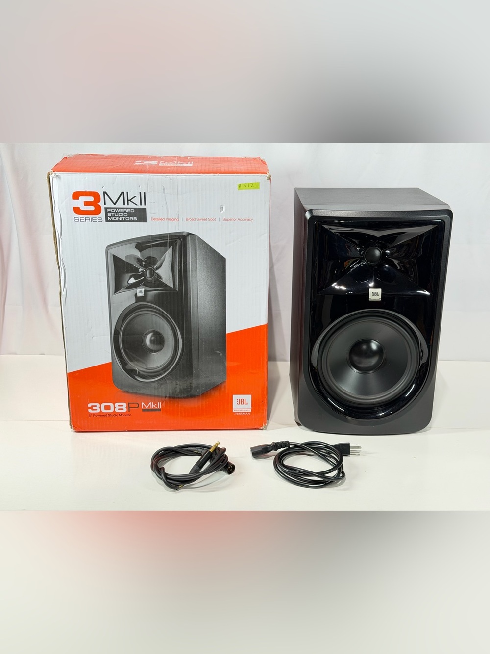 #312 JBL 308P MkII 8" Two Way Studio Monitor Speaker